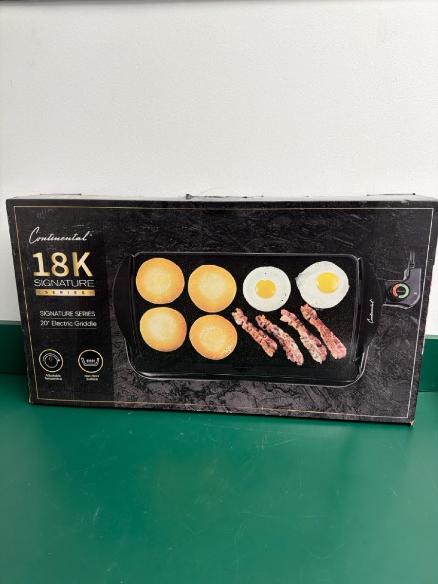 CONTINENTAL 18K SIGNATURE SERIES 20” ELECTRIC GRIDDLE (EZ5002323)