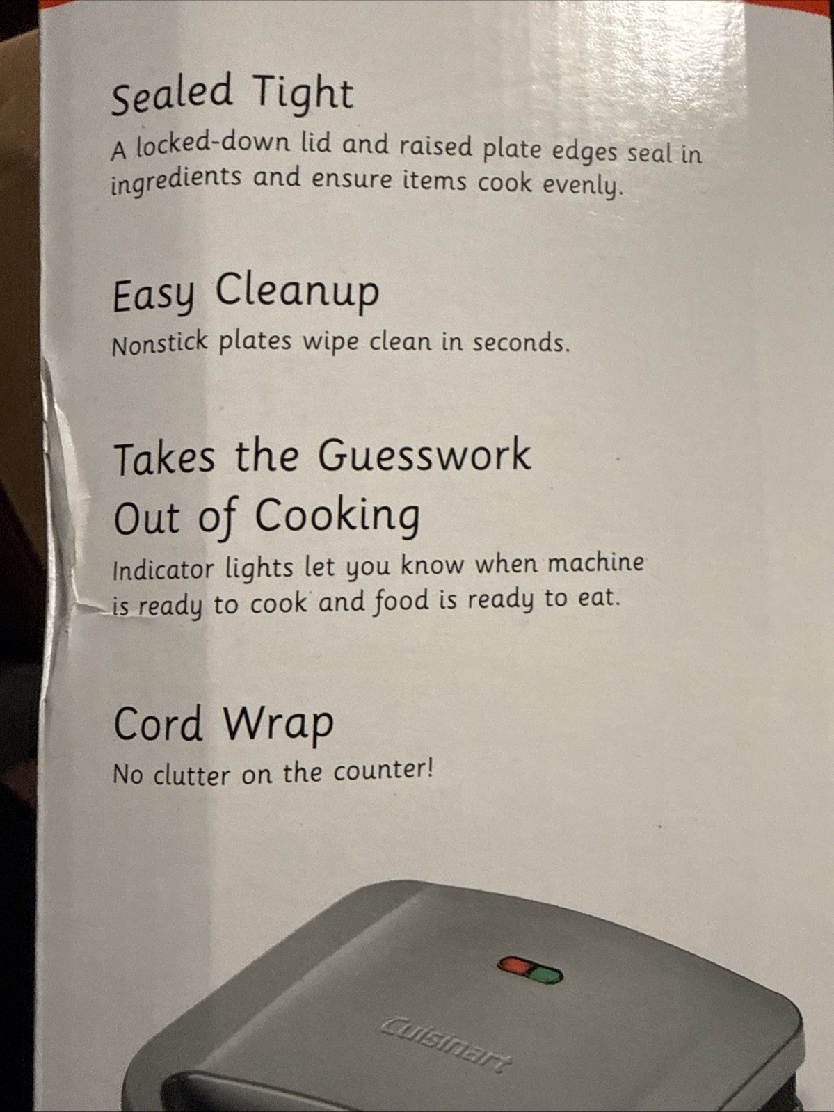 Cuisinart Sandwich Maker – Silver – Model WM-SW2N1NAS