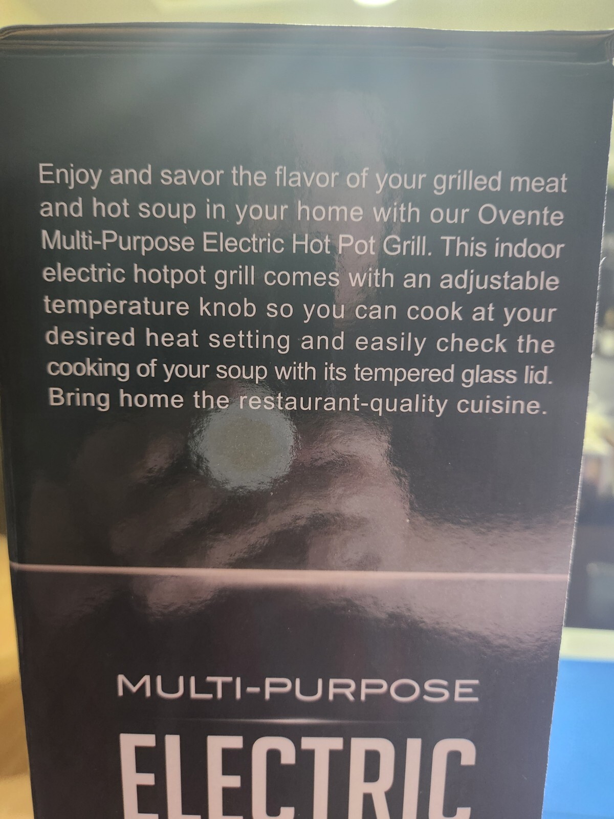Ovente Electric HotPot Grill 13″ 2-in-1 Combo Multi-Purpose Non-Stick New in box