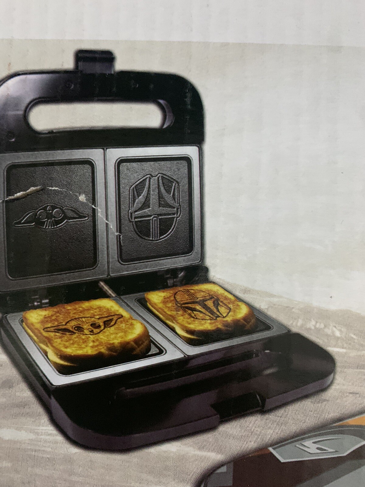 Star Wars The Mandalorian and Grogu Baby Yoda Grilled Cheese Maker Multi-Color