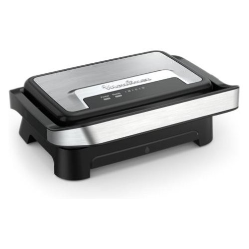 Moulinex GI270D10 INICIO Electric Grill Compact Silver And Black