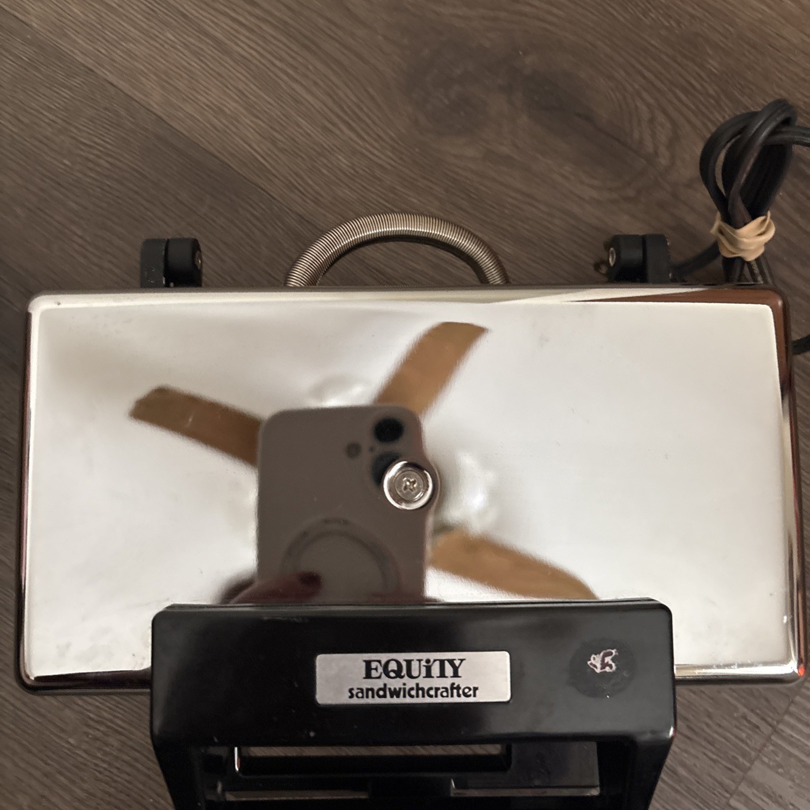 🌹Vintage Chrome Equity Sandwichcrafter SG3 Electric Sandwich Grill 900W