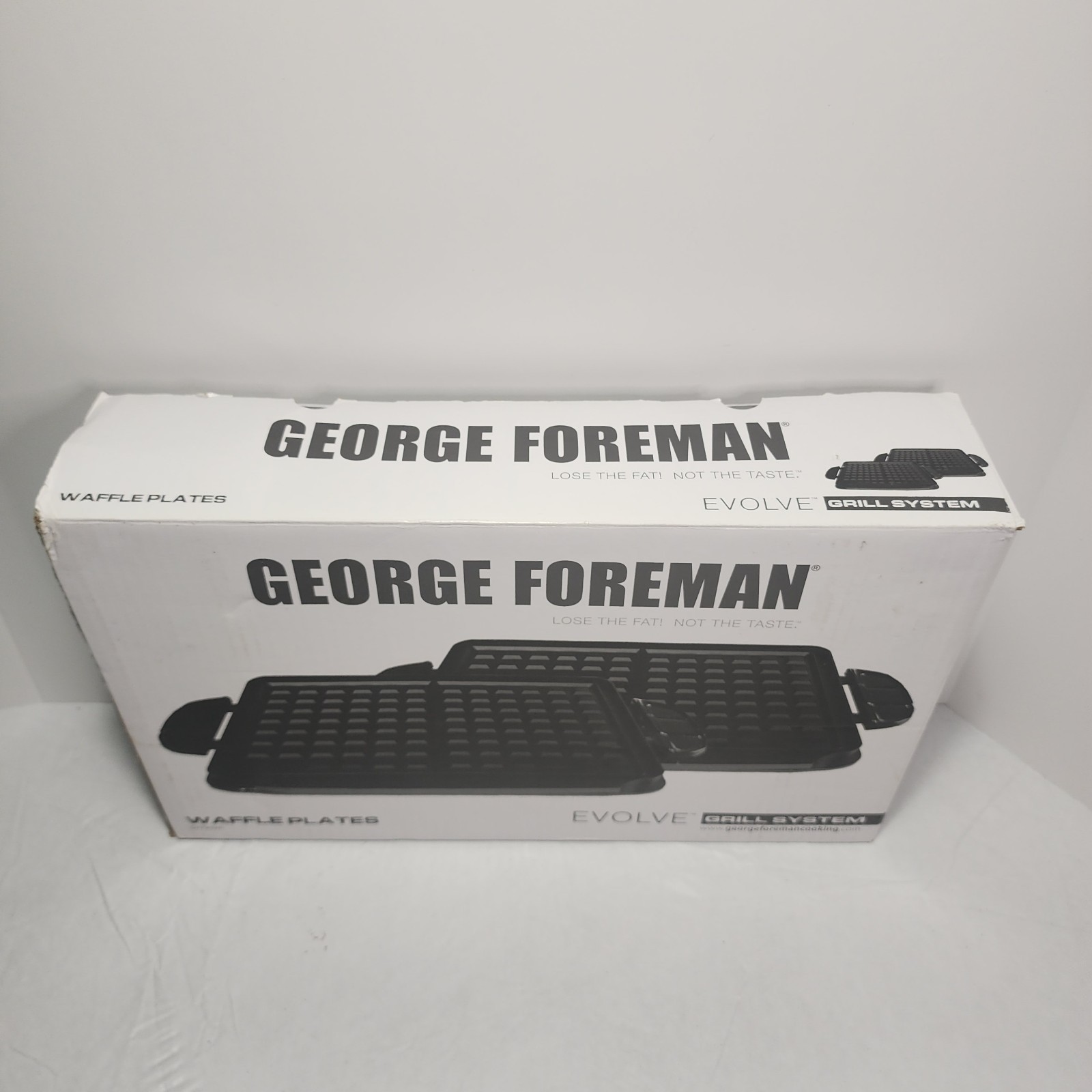 George Foreman EVOLVE Grill System WAFFLE Plates Set GFP84WP – BRAND NEW