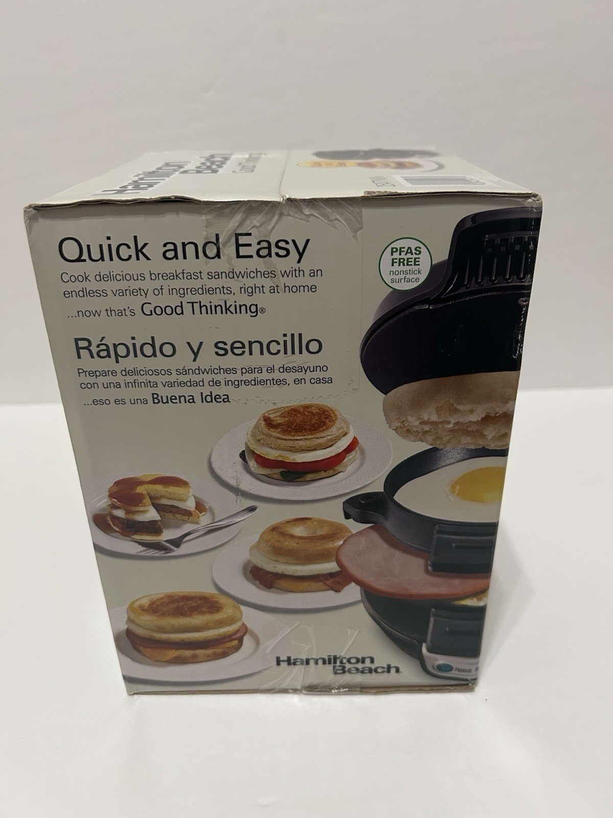 Hamilton Beach Breakfast Sandwich Maker – Black Model # 25477