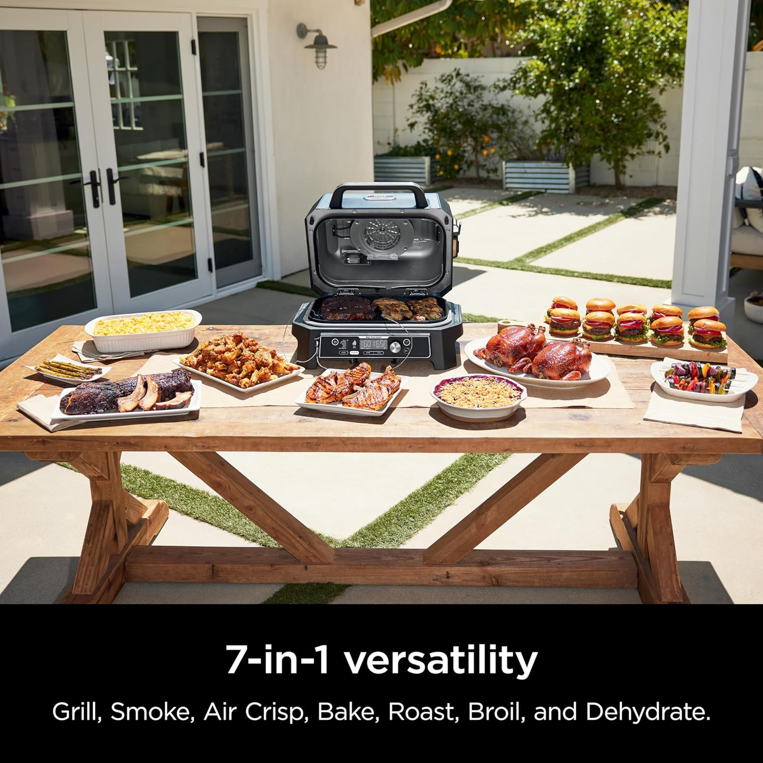 Ninja OG951 Woodfire Pro Connect Premium XL Outdoor Grill & Smoker, Bluetooth, A