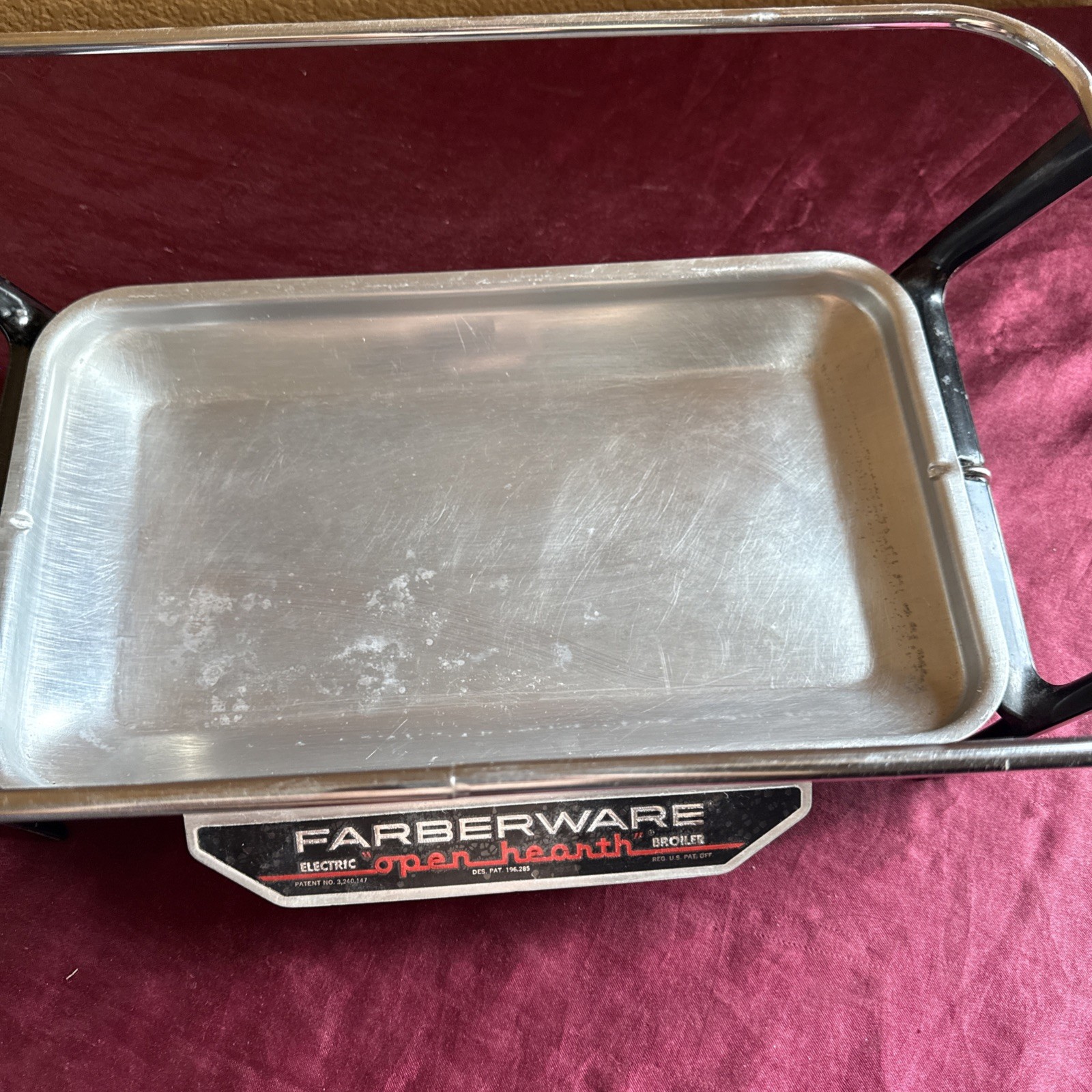 Farberware Open Hearth Electric Broiler Grill Body/Drip Pan ONLY see Pictures