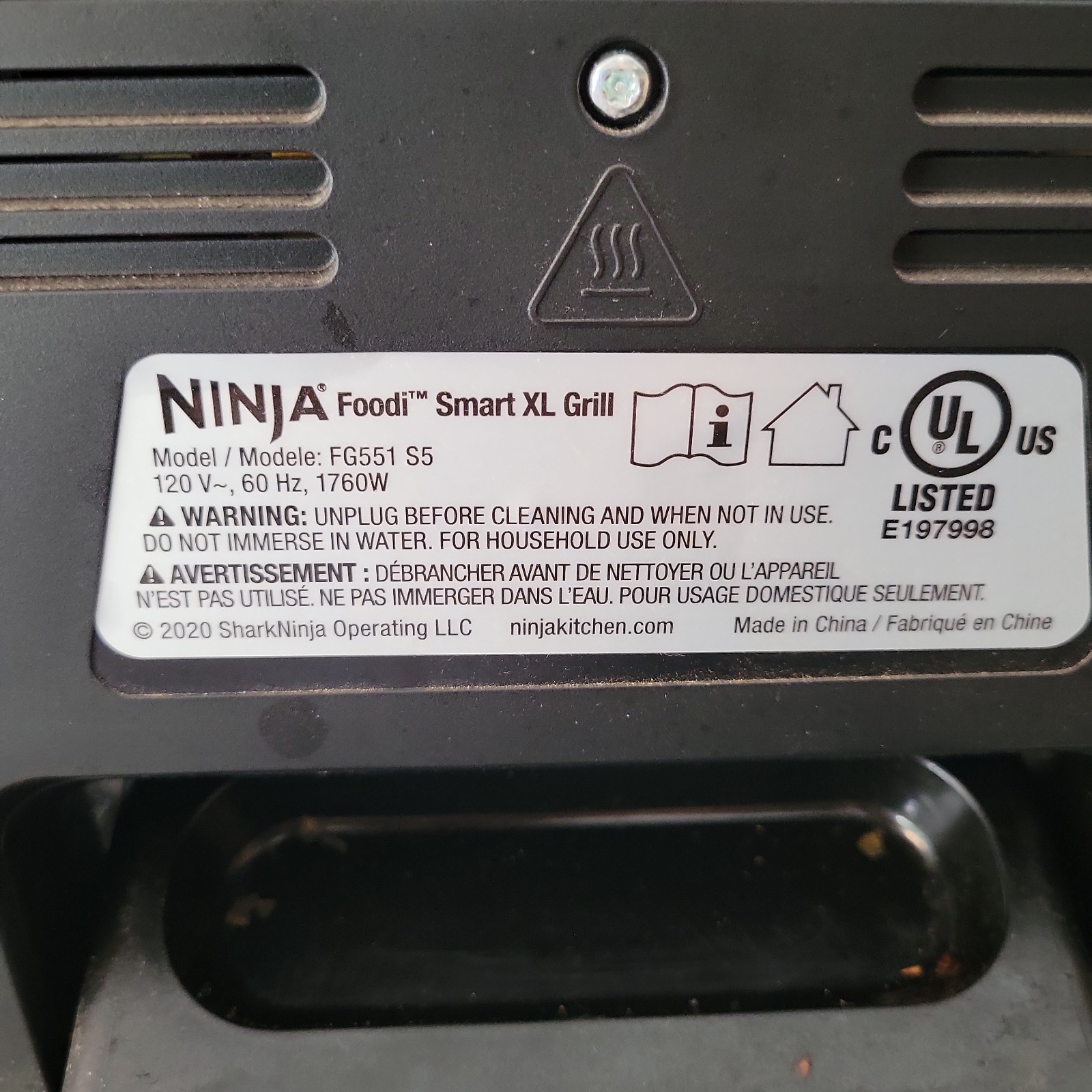 Ninja Foodi Smart XL Grill FG551 6-in-1 Indoor Grill Air Fryer Tested Works