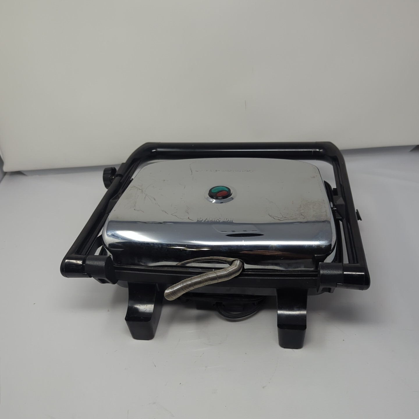Hamilton Beach 25460A Panini Press – Silver Sandwich Toaster Maker Indoor Grill
