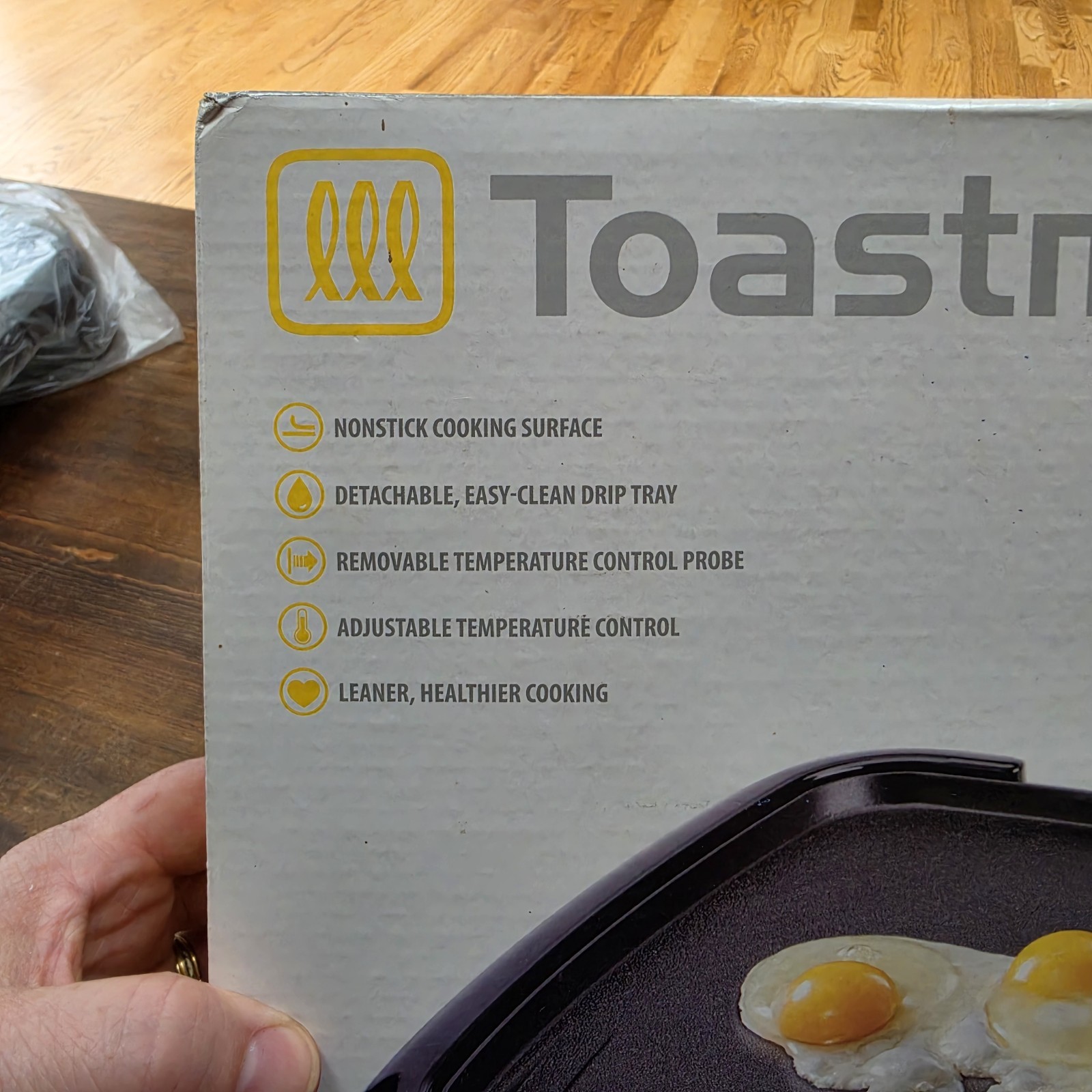 Toastmaster 10″ x 16″ Electric Nonstick Griddle TM-161GR Drip Tray Brand New
