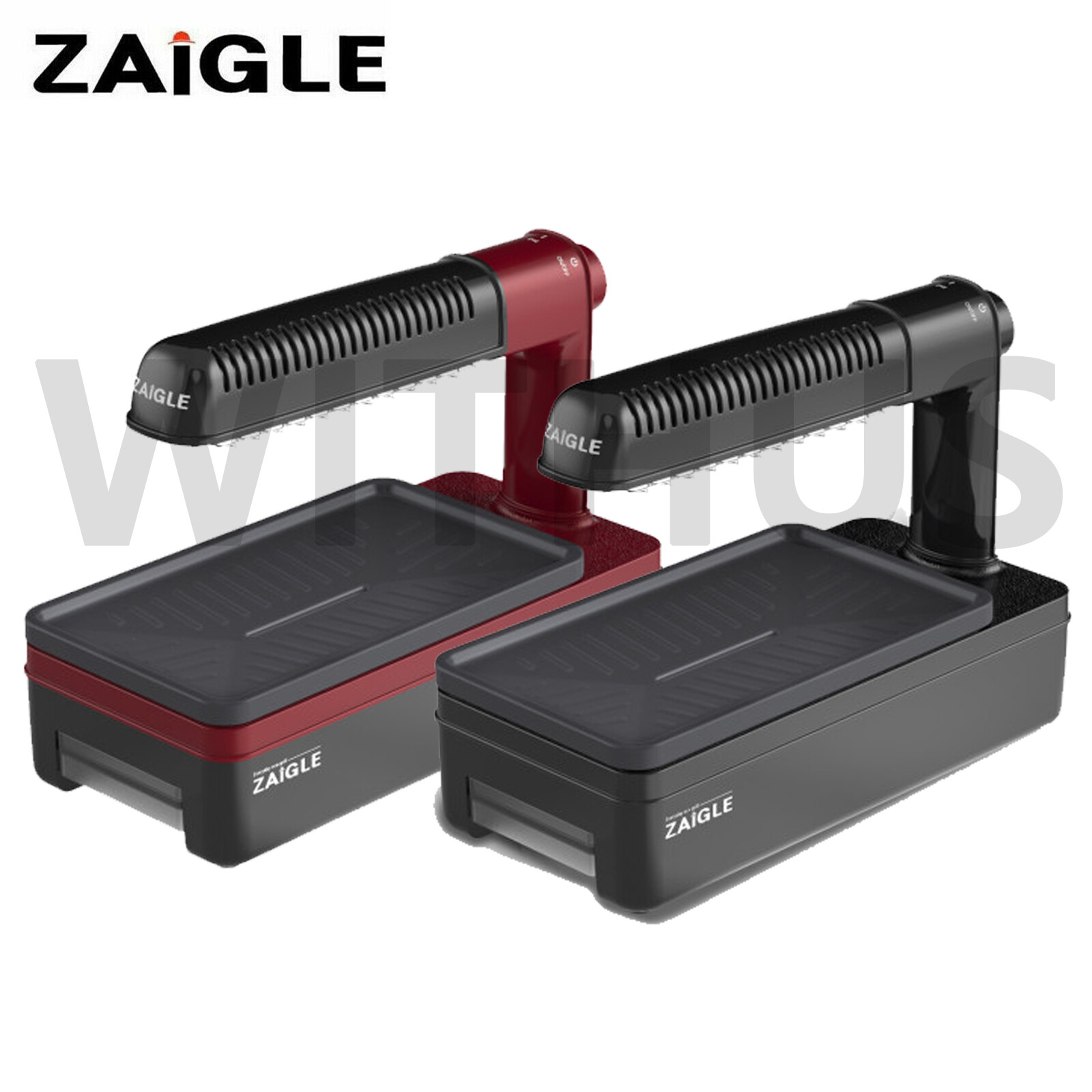 ZAIGLE Party Infrared Electric Grill Smokeless Grill BBQ Party 220V – Black/Red