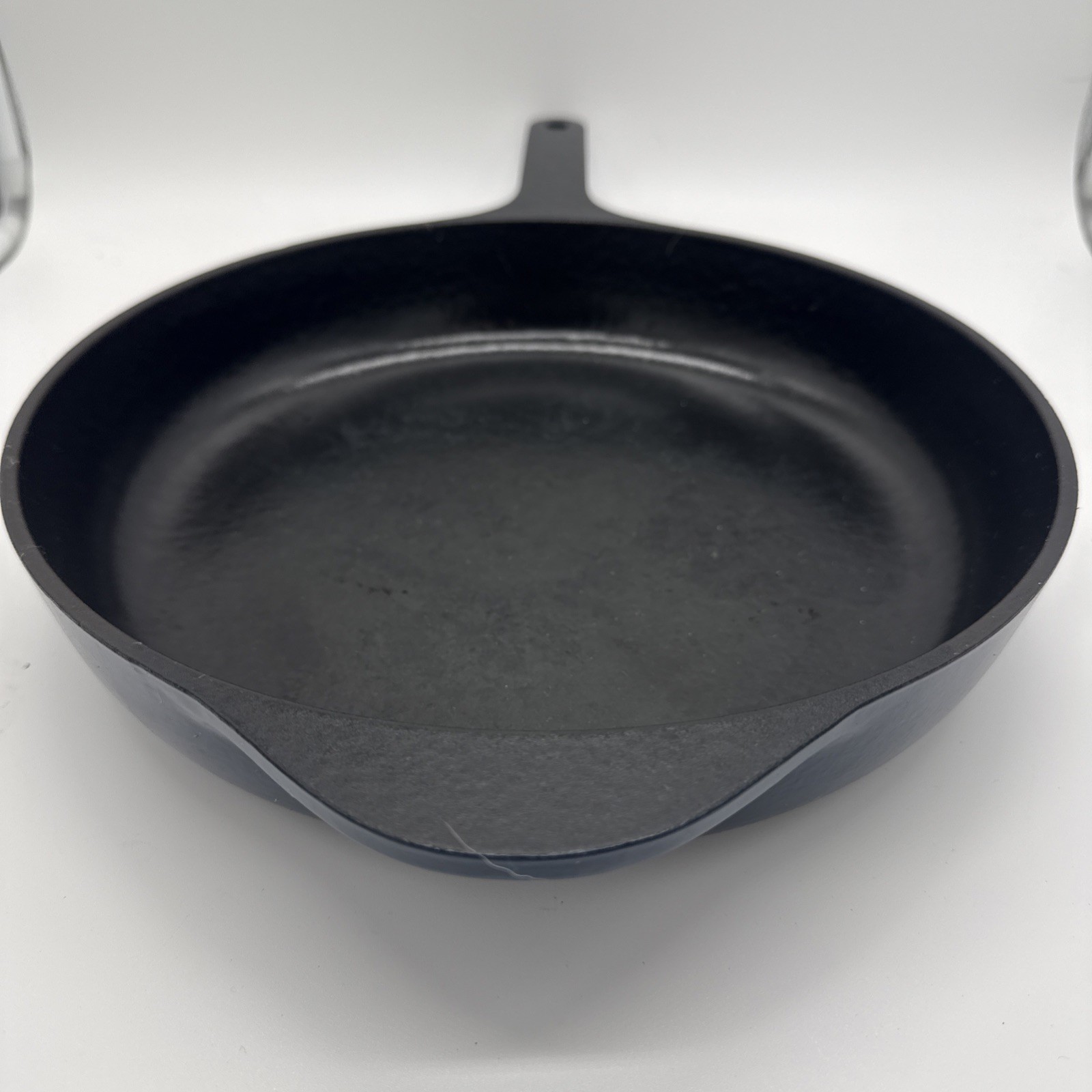 Caraway Home Enameled Cast Iron Skillet & Grill Pan Navy With Storage