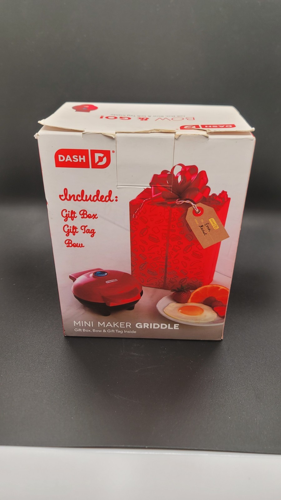 Dash Red Mini Maker Griddle Complete In Box Still In Plastic