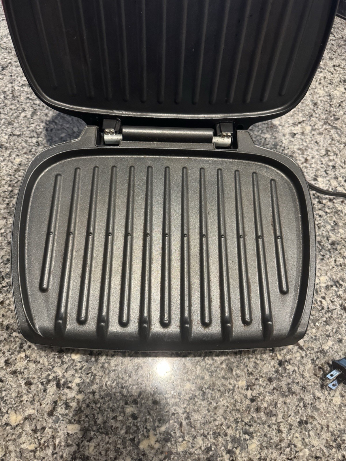 George Foreman Electric Grill GPR360R in Red w/Drip Plate – Used Without Box