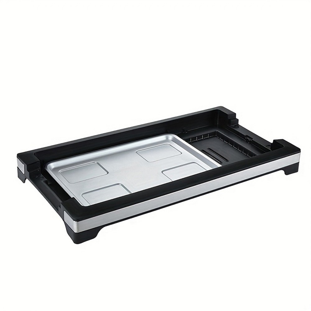 1800W Electric Griddle Non Stick Cool Touch BBQ Grill Eggs Bacon Pancake Cooker
