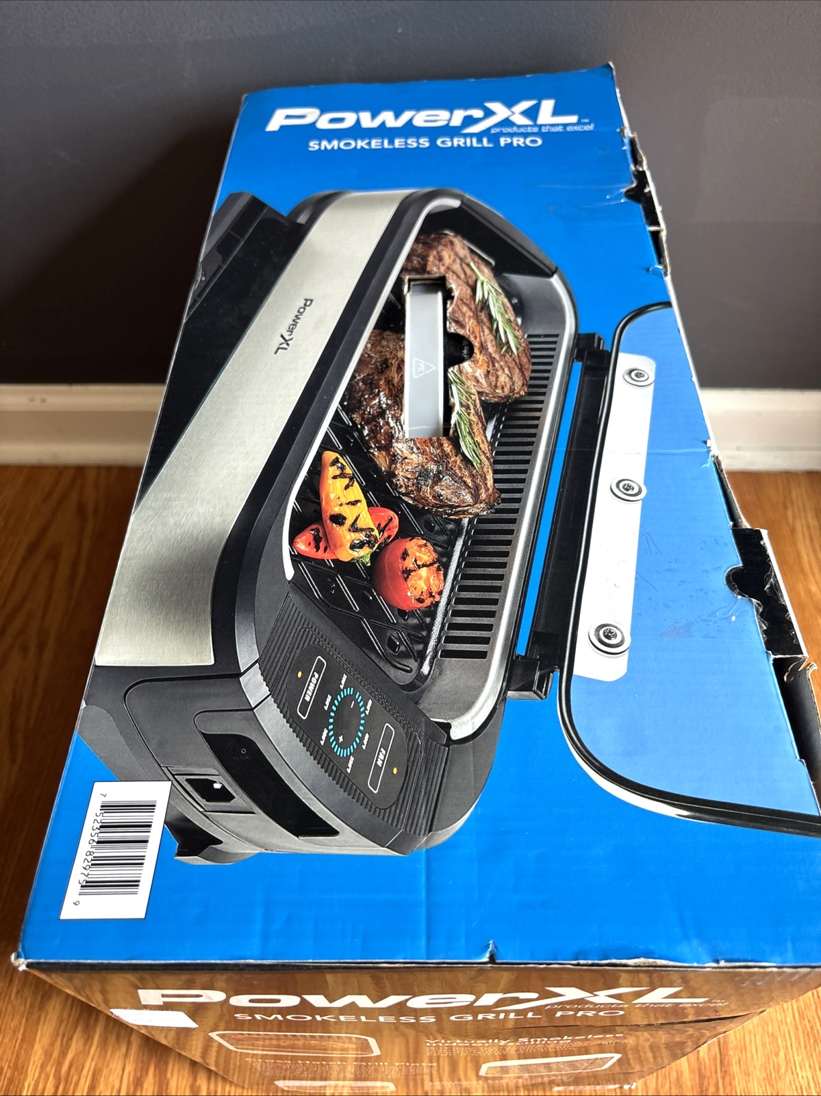 PowerXL Smokeless Grill Plus Indoor Electric Grill 13.75″x8″ Non-Stick AirFlow