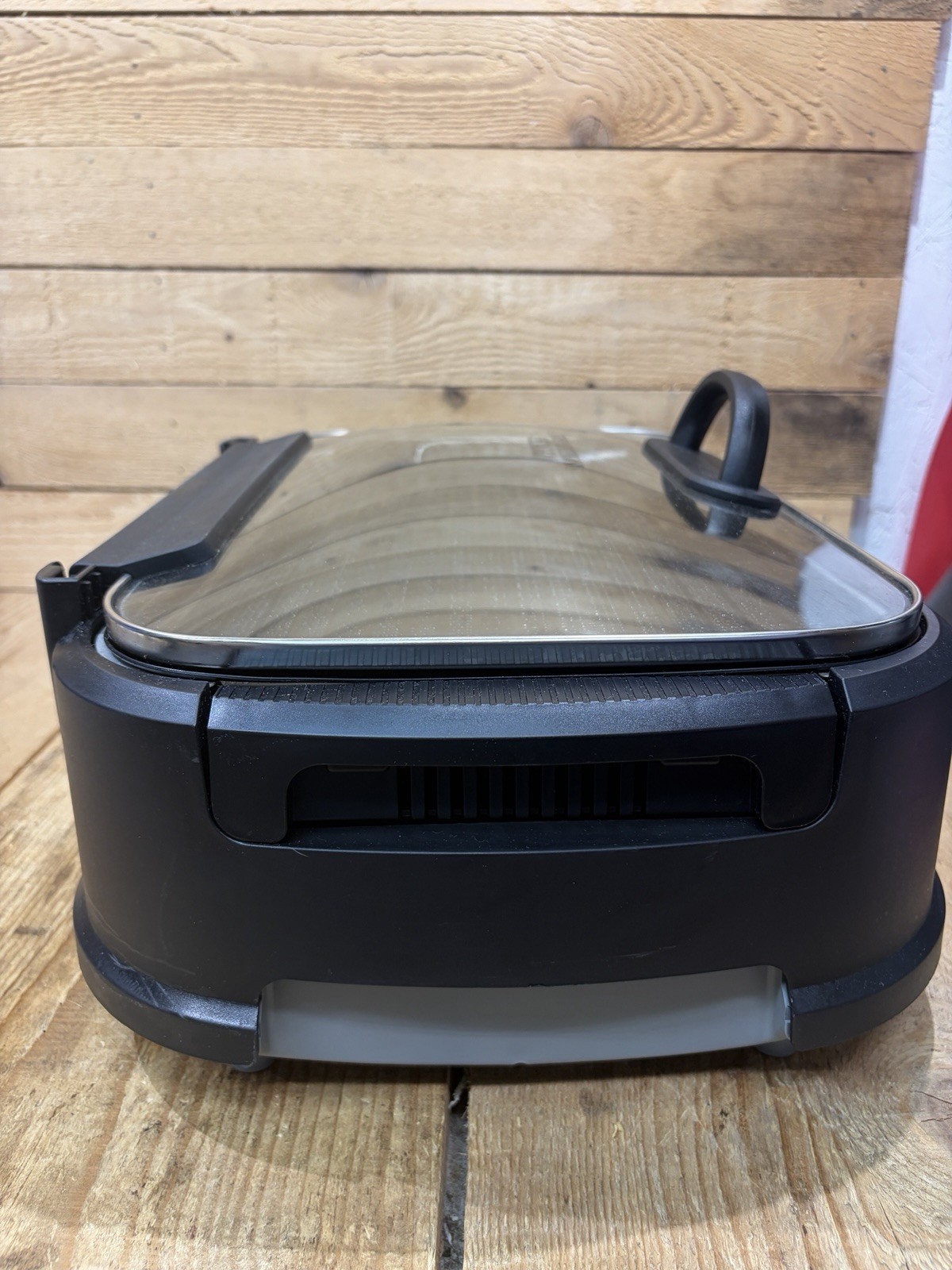 Power Smokeless Grill Indoor Electric Grill w/ Lid 1500W Nonstick Black