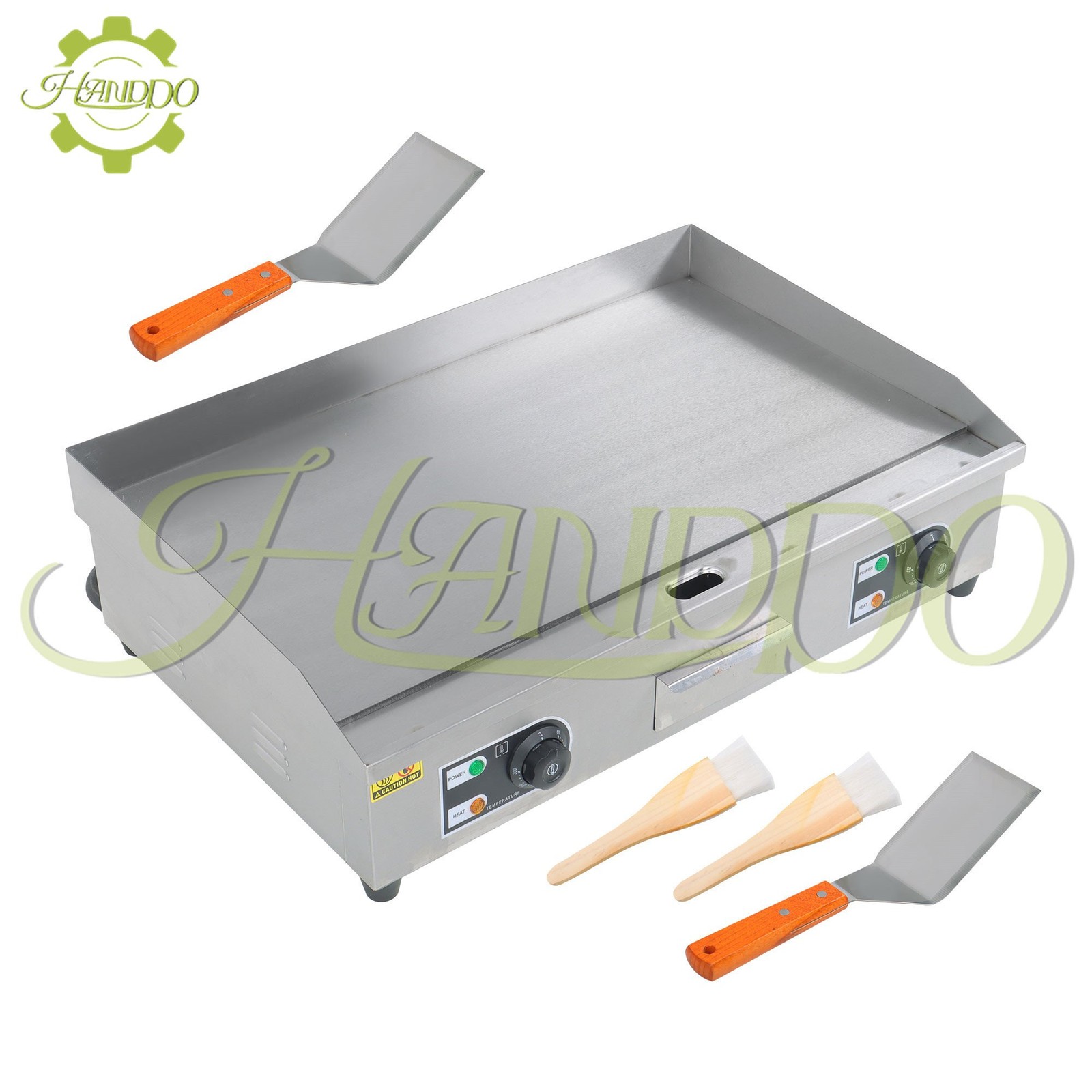 30″ Commercial Electric Griddle 3000 W Countertop Flat Top Grill 122°F-572°F