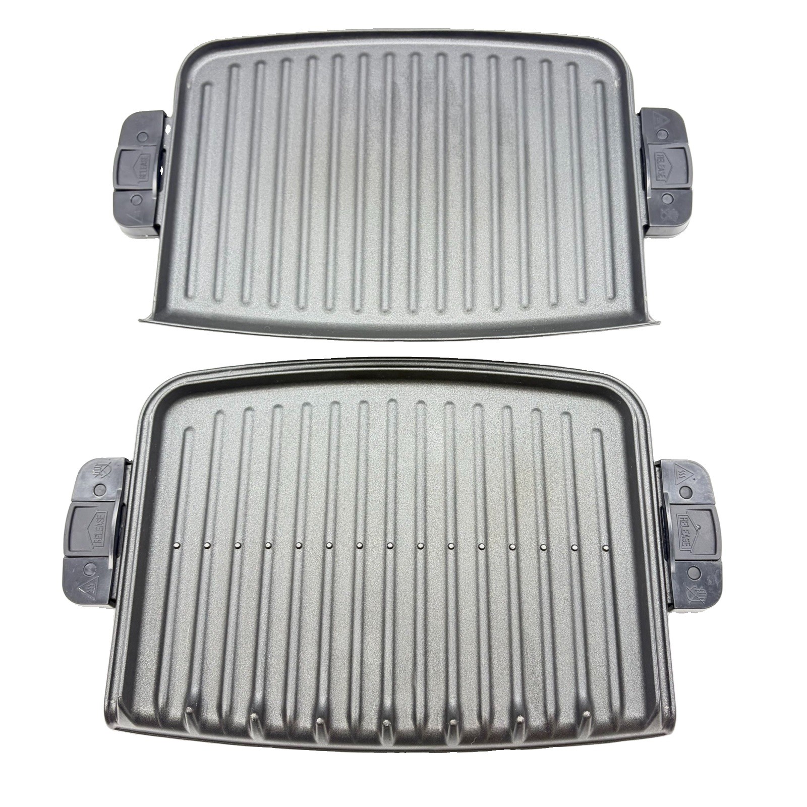 George Foreman Grill Plates GRP99 GRP95 GRP95R Removable Grates Top & Bottom OEM