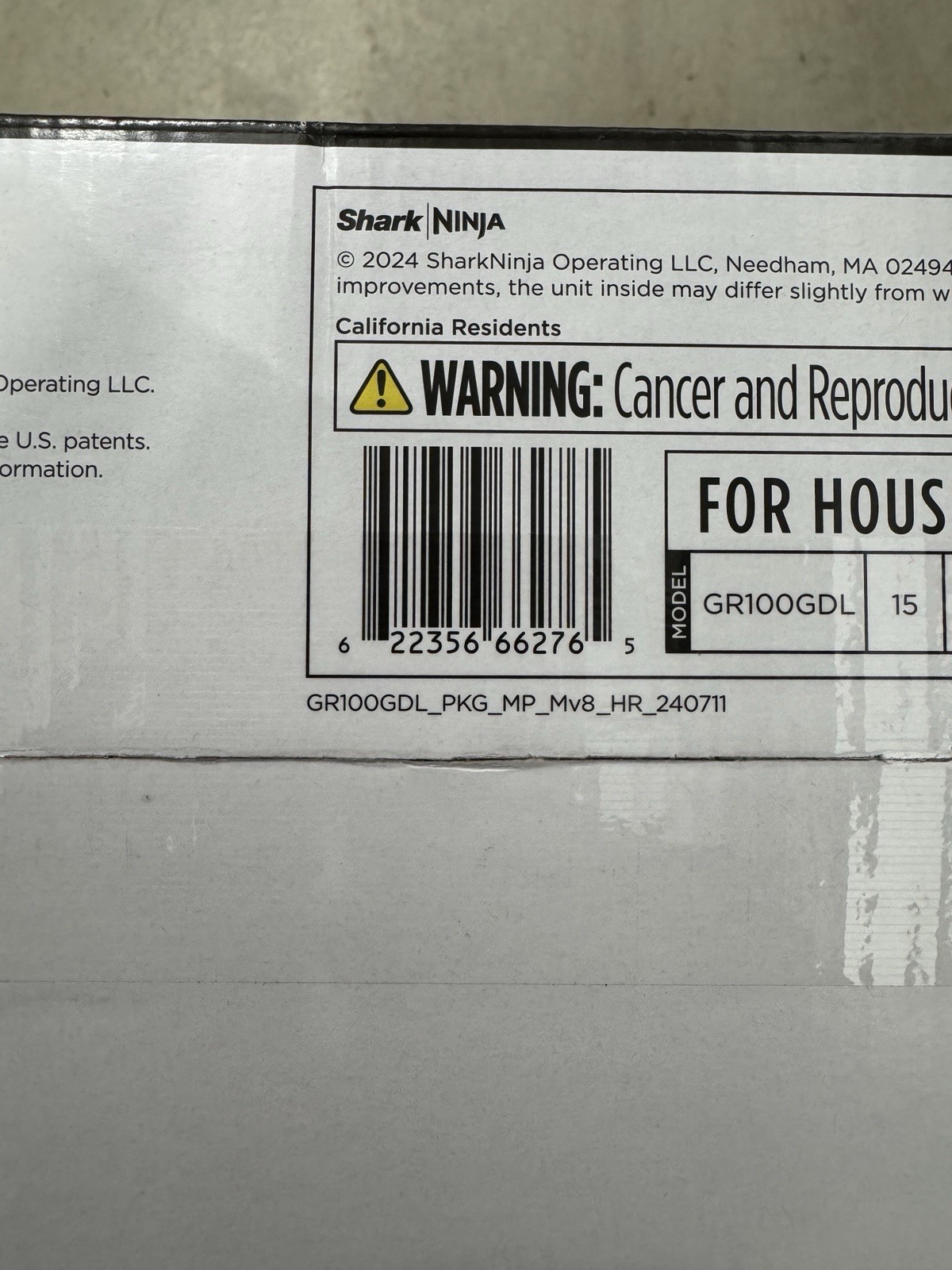 Ninja Sizzle Indoor Griddle 14” Electric Flat Top Grill Smoke Free 500°F