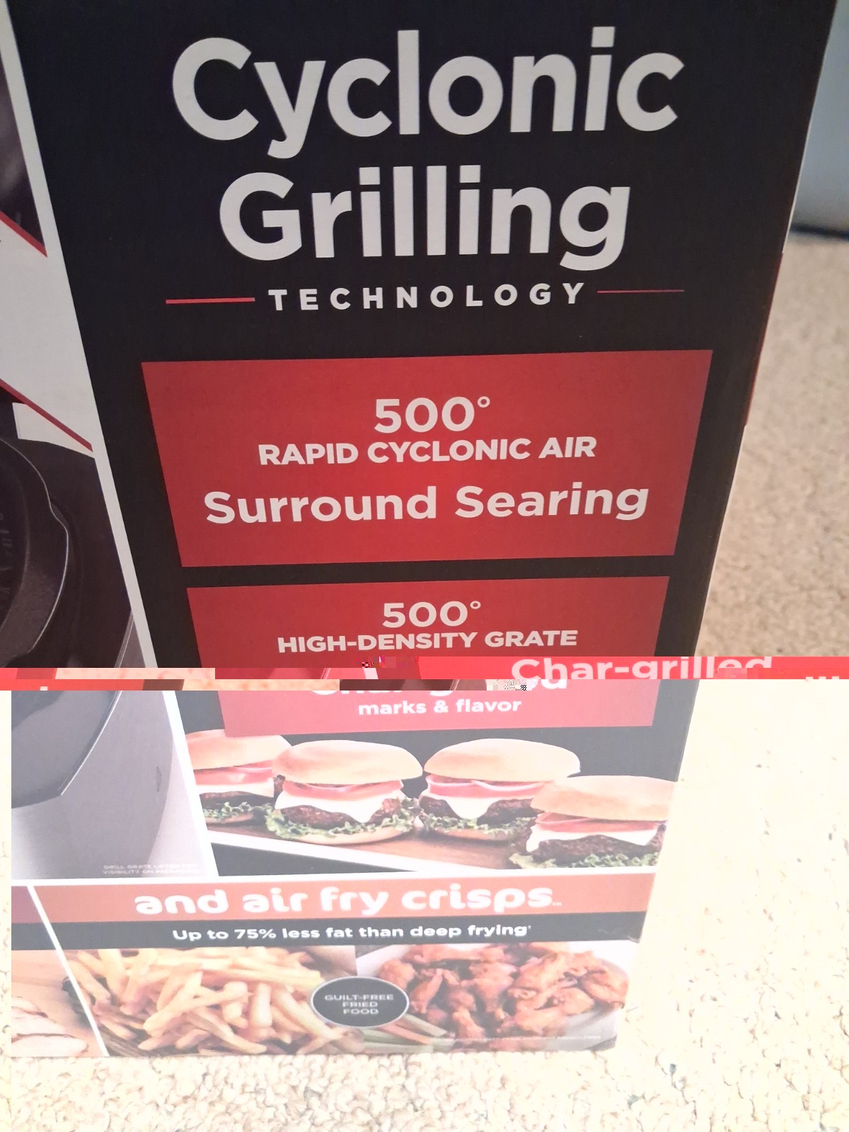 NEW! (Open Box) Ninja Foodi Grill 5-in-1 Cyclonic Grilling & Air Fryer AG302