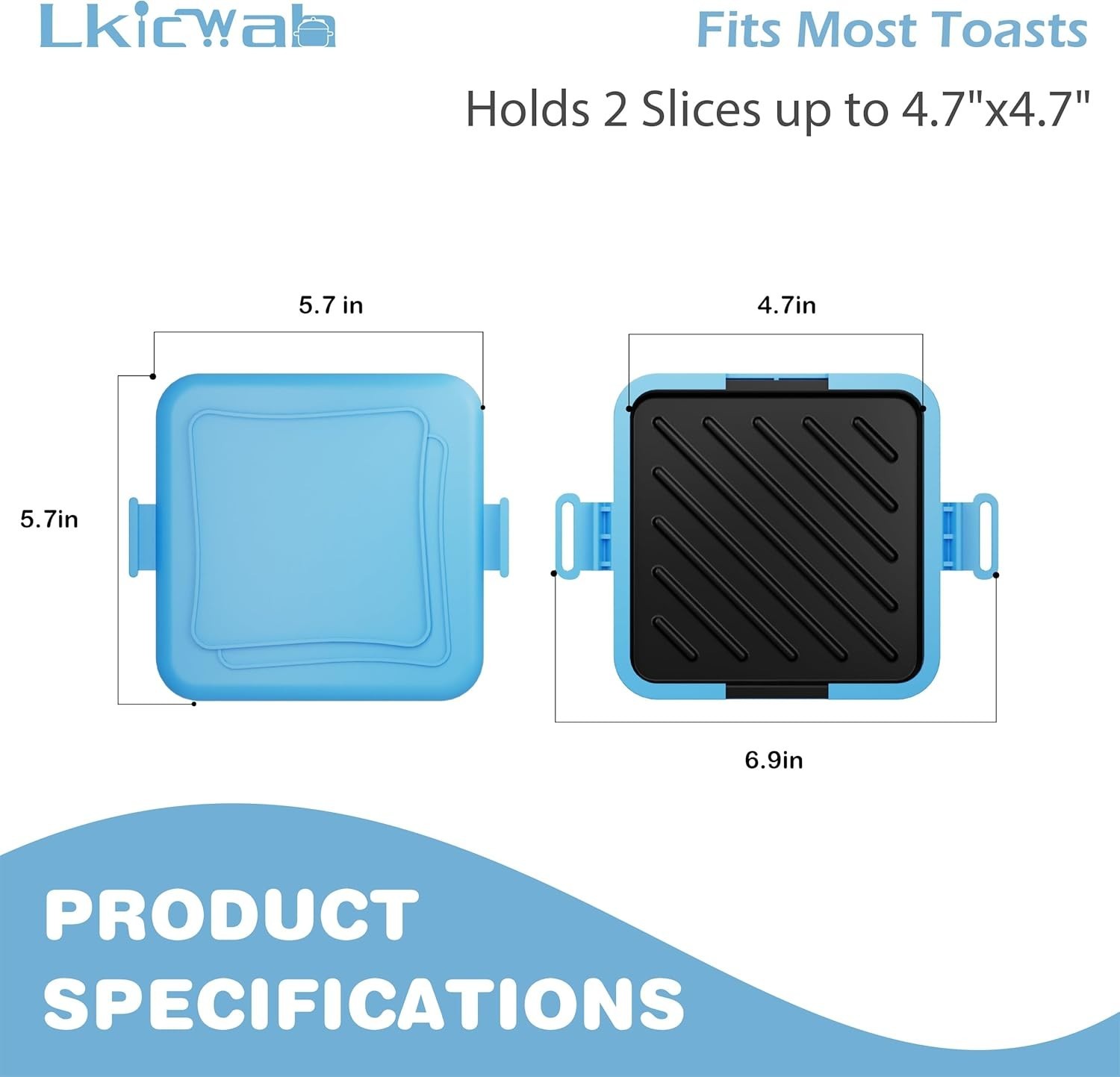 Microwave Sandwich Maker for Quick Grilled Cheese and Paninis in 5 Minutes