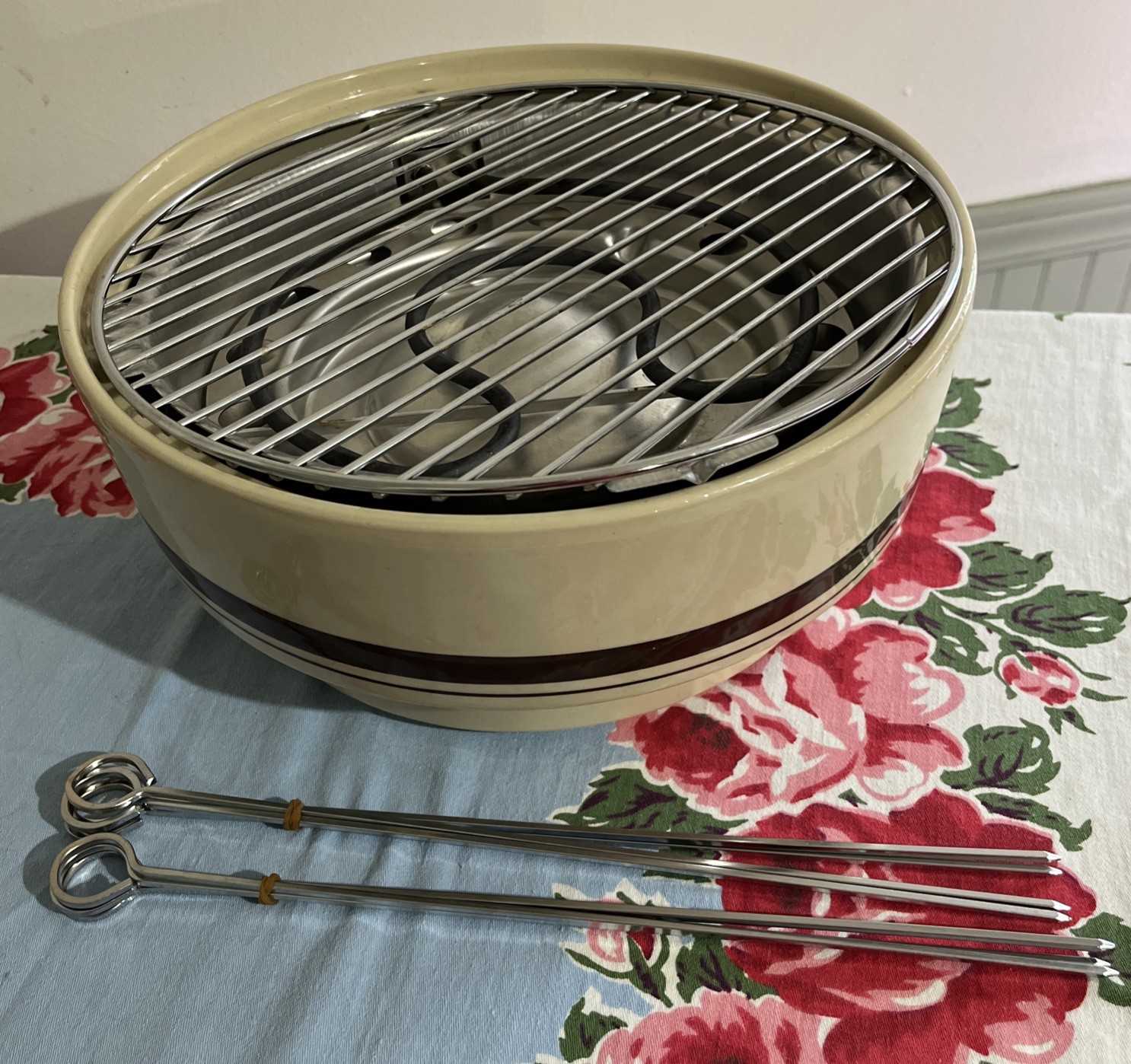 Vintage Sears Kenmore CHAR-B-QUE Indoor Electric BBQ Grill