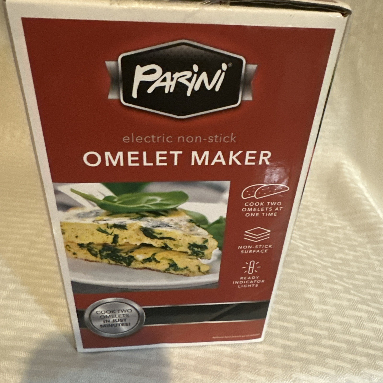 Parini Omelet Maker Electric Non-stick New in Box