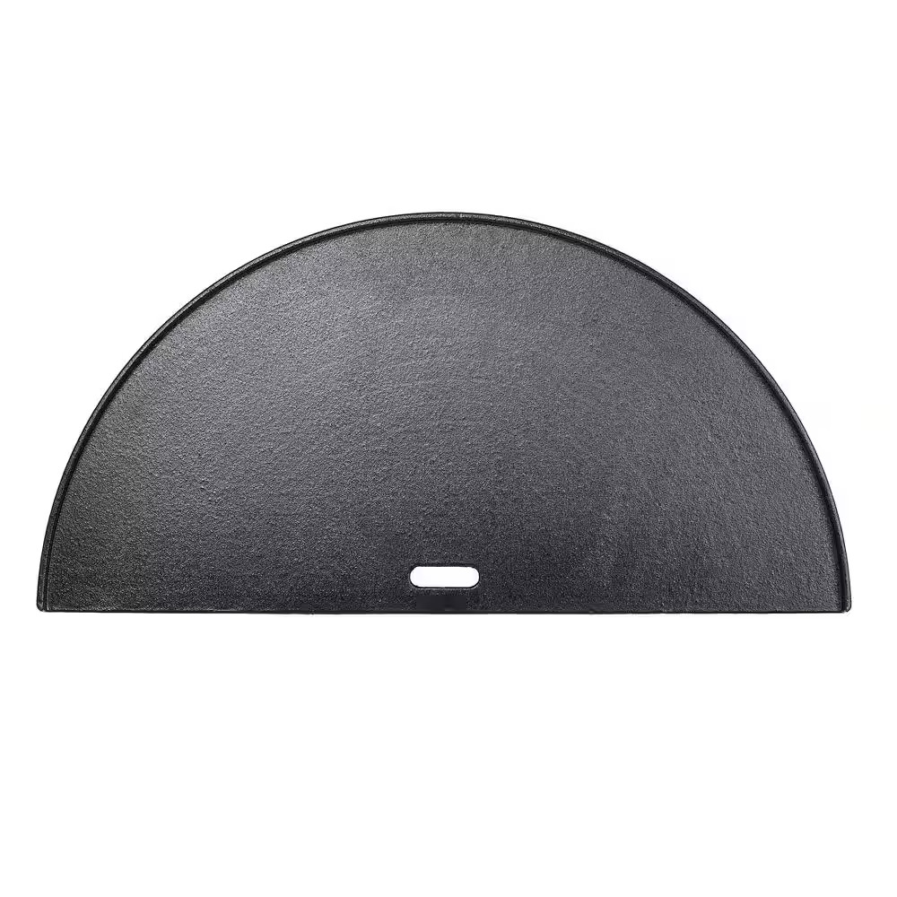 Half Moon Cast Iron Reversible Grill Griddle for 24 In. Big Joe Free Shipping Ne