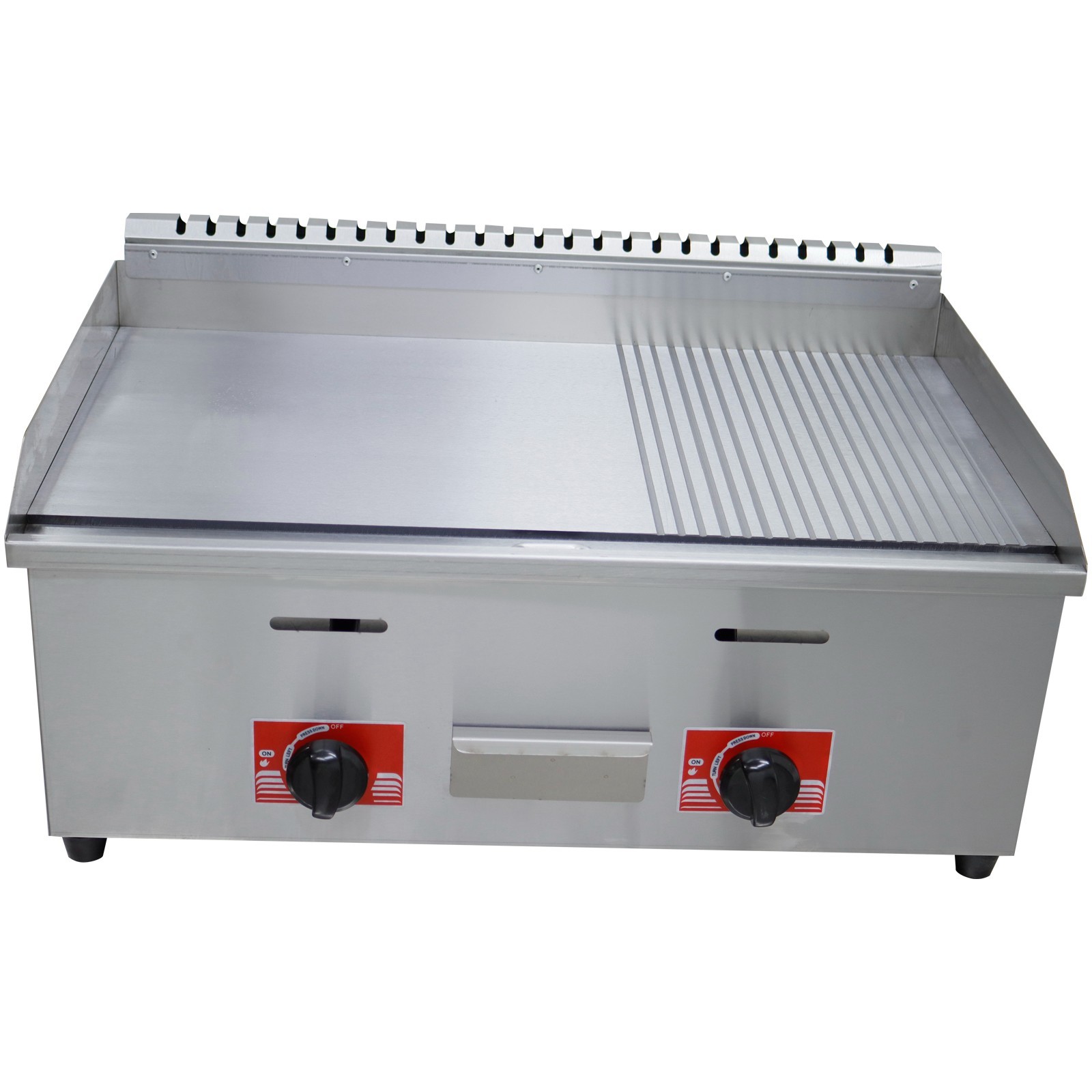 Gas Griddle Flat Top Grill 29*16in Table Bbq Grill Griddle Commercial Home Use