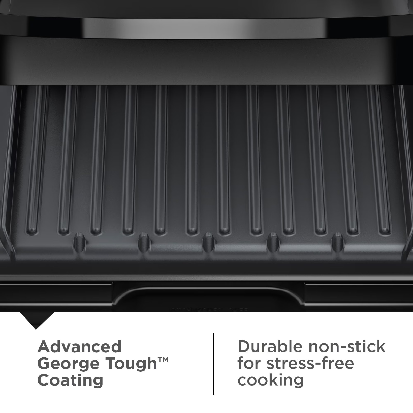 George Foreman 4‑Serving Electric Grill & Panini Press, Easy‑Clean Removable