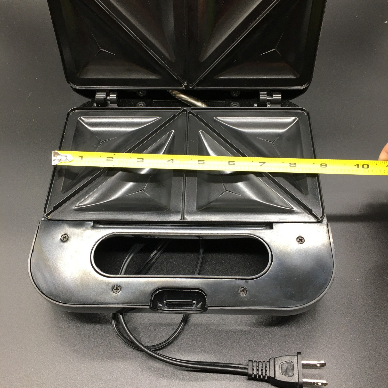 Oster Diamond Black Nonstick Sandwich Maker Electric Grill # CKSTSM2885