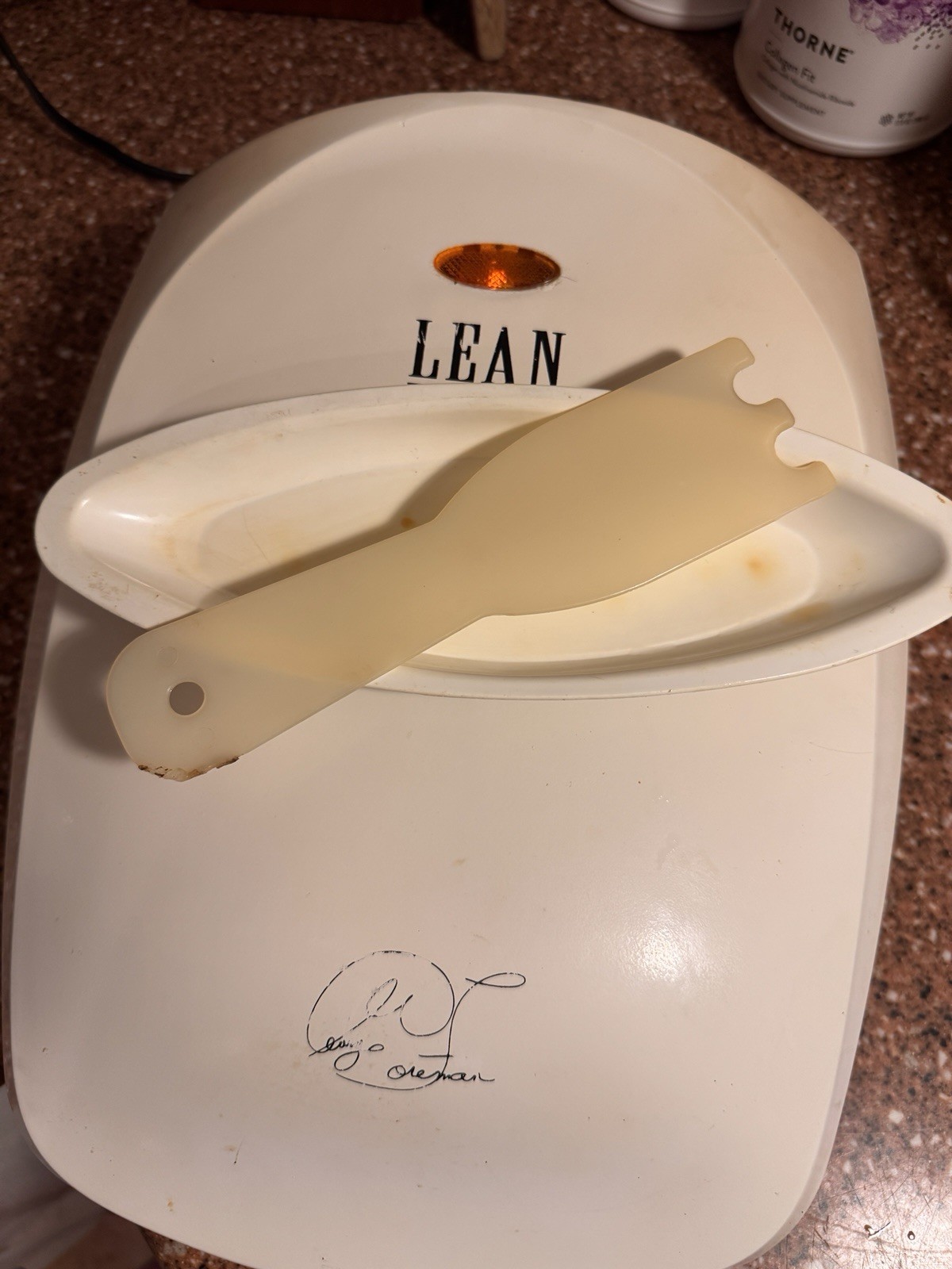George Foreman GR26CB Electric Grill 1000W White Non-Stick Easy Clean Drip Tray