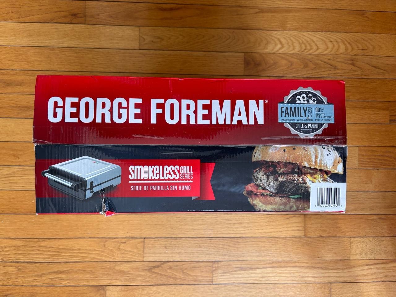 New George Foreman Smokeless Grill Series GRD6090B