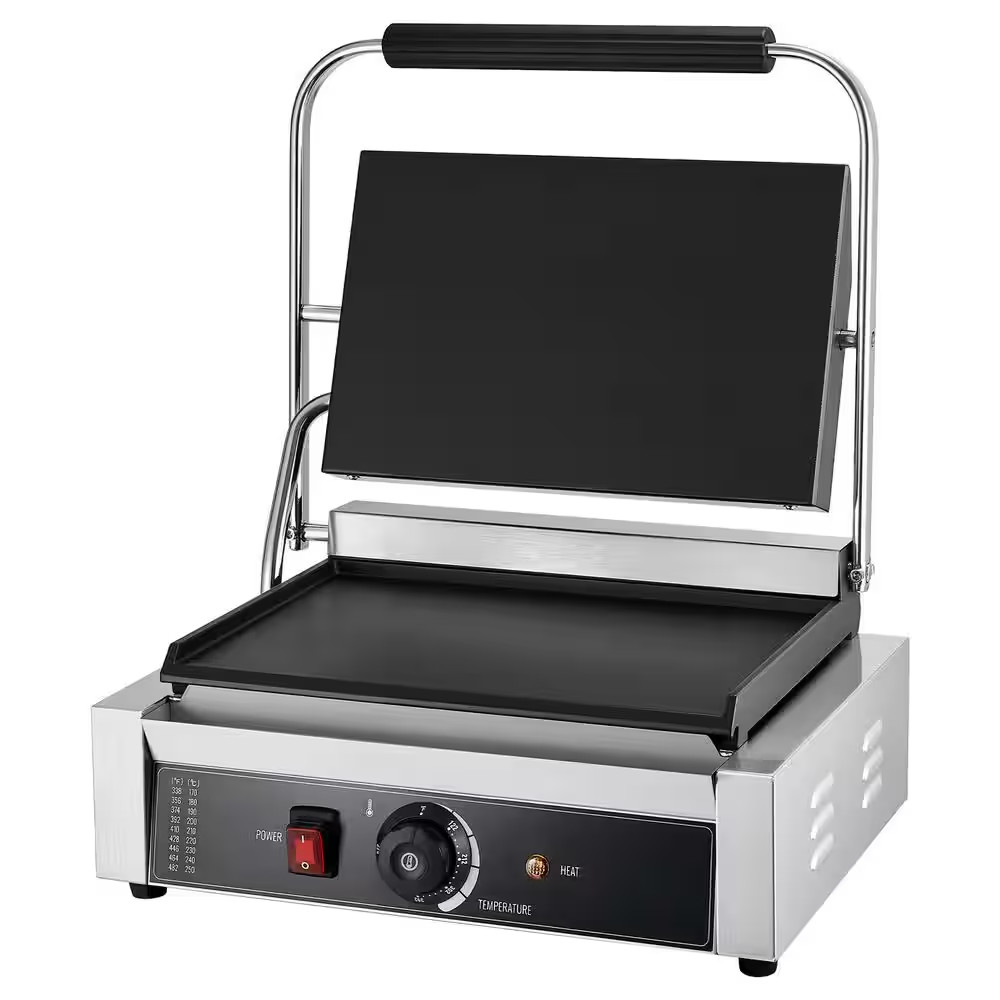 Commercial Panini Grill 1,800 W Small Electric Product Type Sandwich Maker with