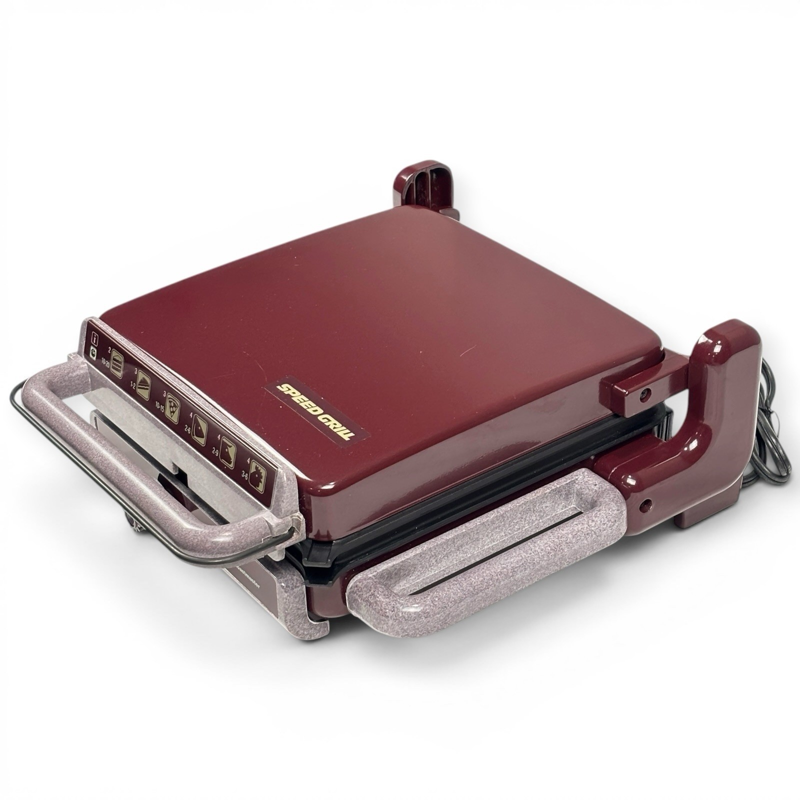 Toastmaster Grillerie 2003 Indoor Electric Speed Grill & Bakery | Manual | VTG