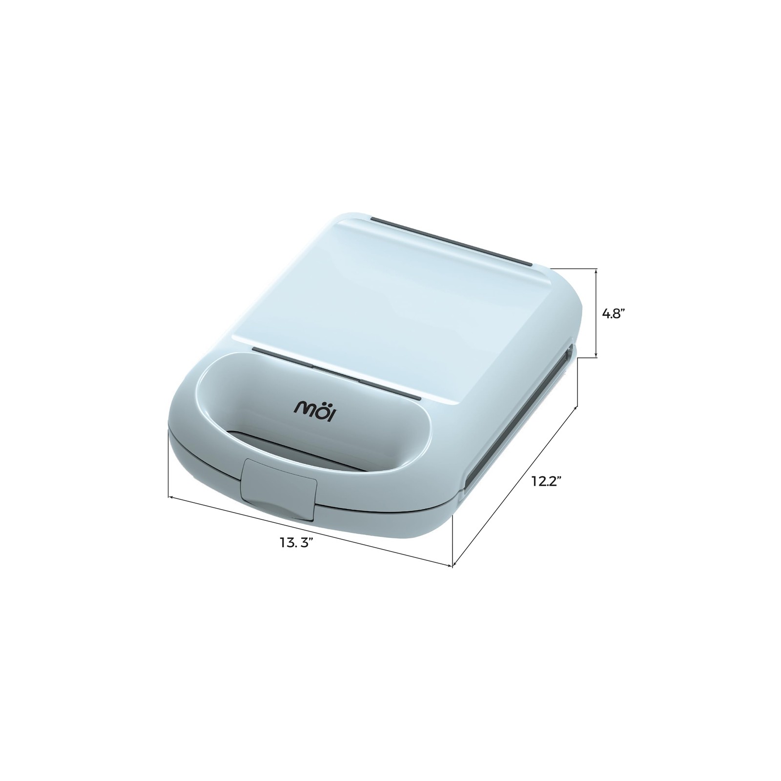 Sandwich Maker Non-Stick Cooking Surface | 180° Rotation & Indicator Lights -…