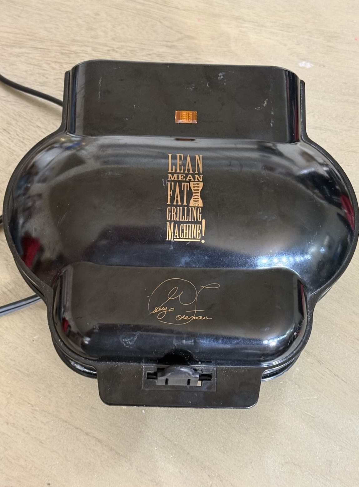 George Foreman GR-10 Electric Contact Grill 760W 120V Rectangular Black