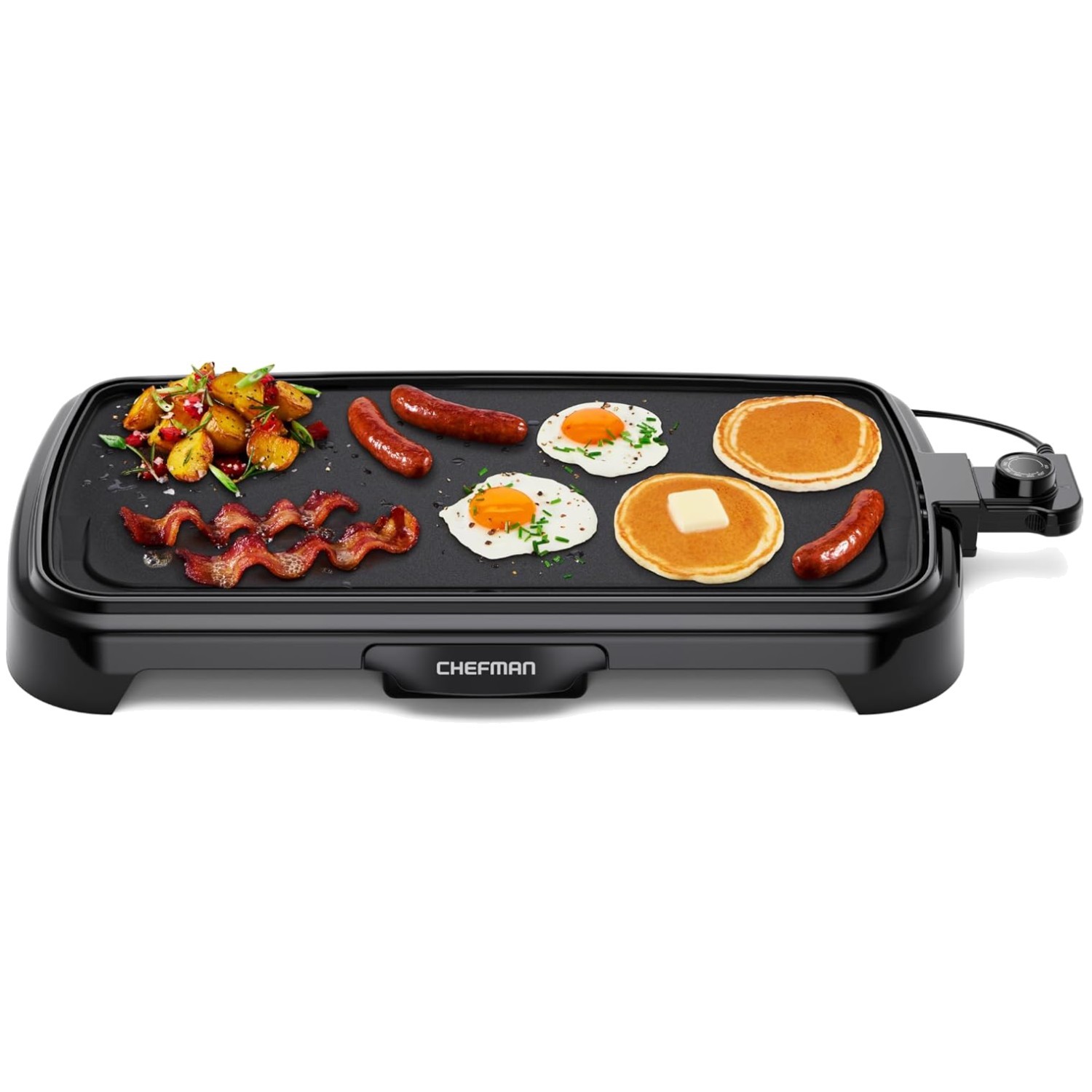 XL Electric Griddle with Removable Temperature Control