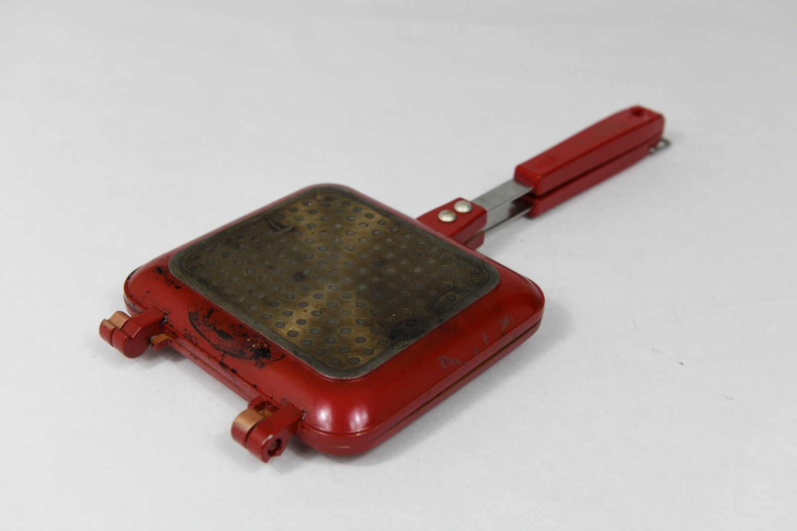 Sandwich Maker Red Copper Flipwich Non-Stick Grilled Sandwich Panini Pan Easy K1
