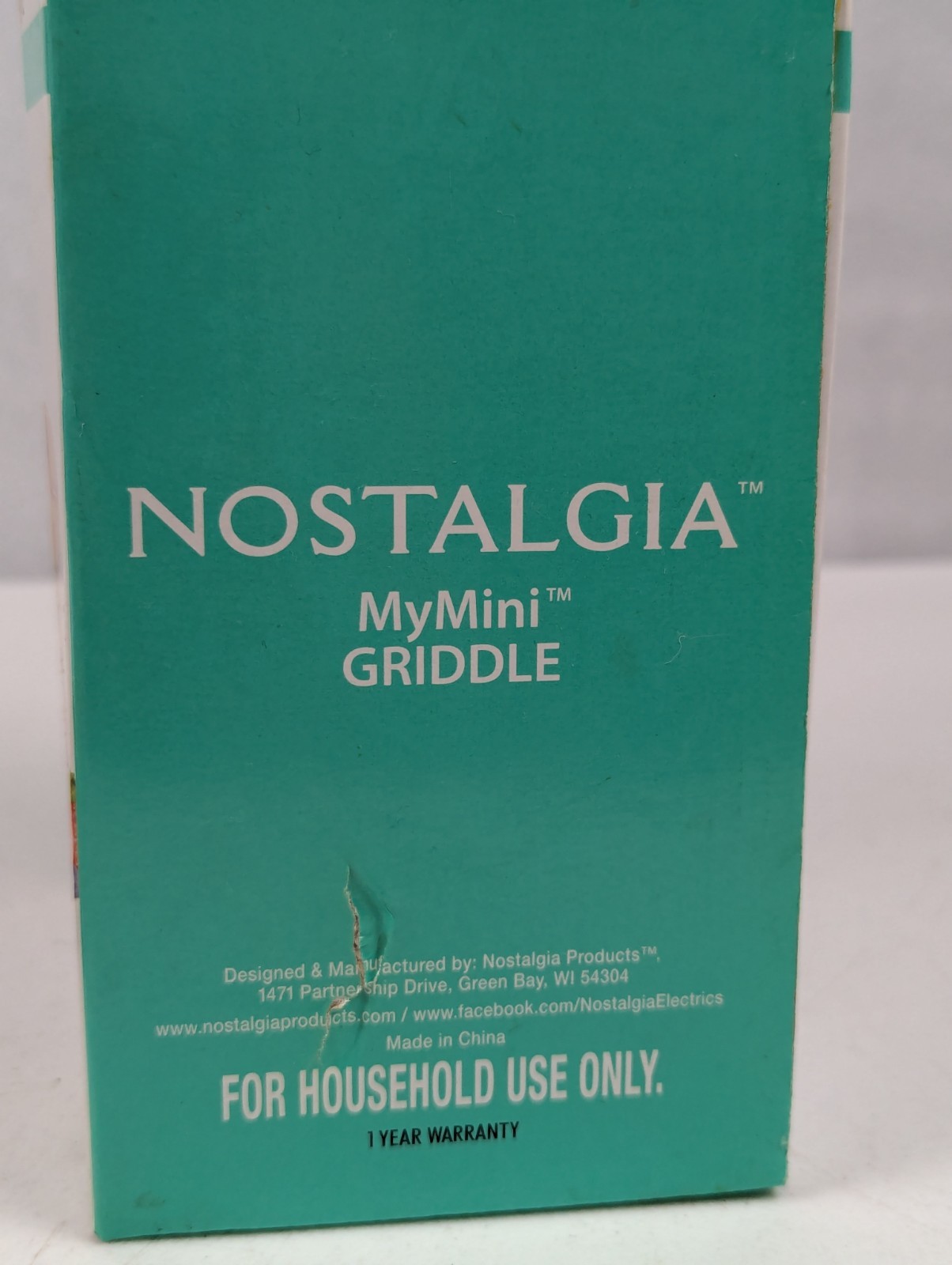 Nostalgia MyMini Mini GRIDDLE 5″ Non-Stick Cooking Surface Factory