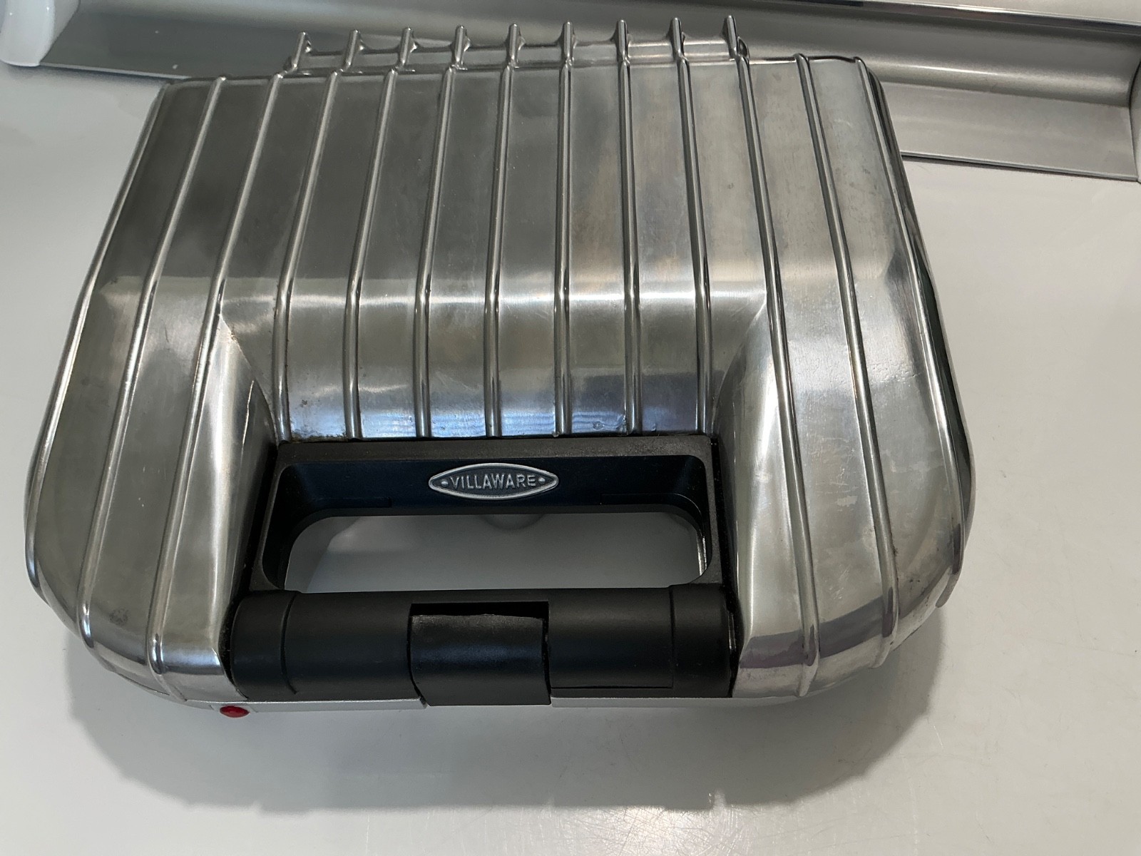 Villaware Uno Croque Monsieur Shell Sandwich Maker Panini Press Model 2070 READ