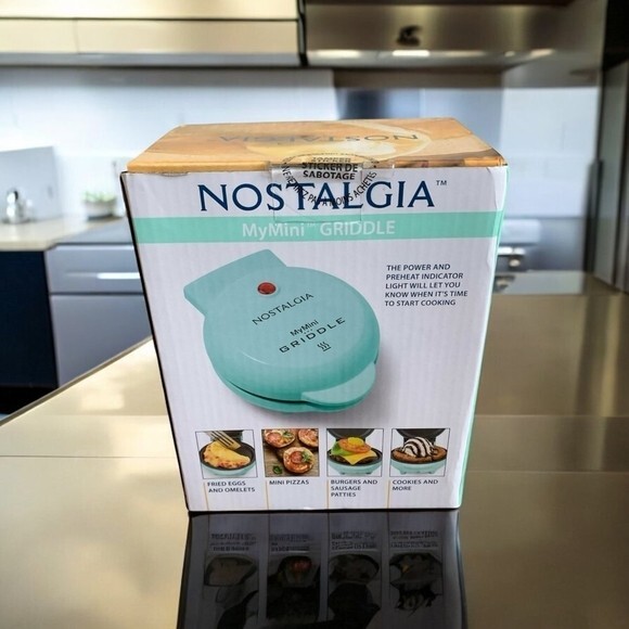 Nostalgia MyMini Personal Electric Griddle Nonstick Griddle Kitchen Appliances