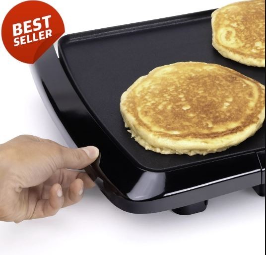 New In Box PRESTO #07047 COOL TOUCH ELECTRIC GRIDDLE 22-Inch Nonstick Black US
