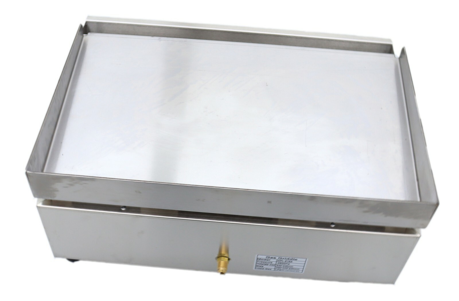 21” Commercial LPG Gas Griddle Countertop Non-Stick Flat Grill Stainless Steel