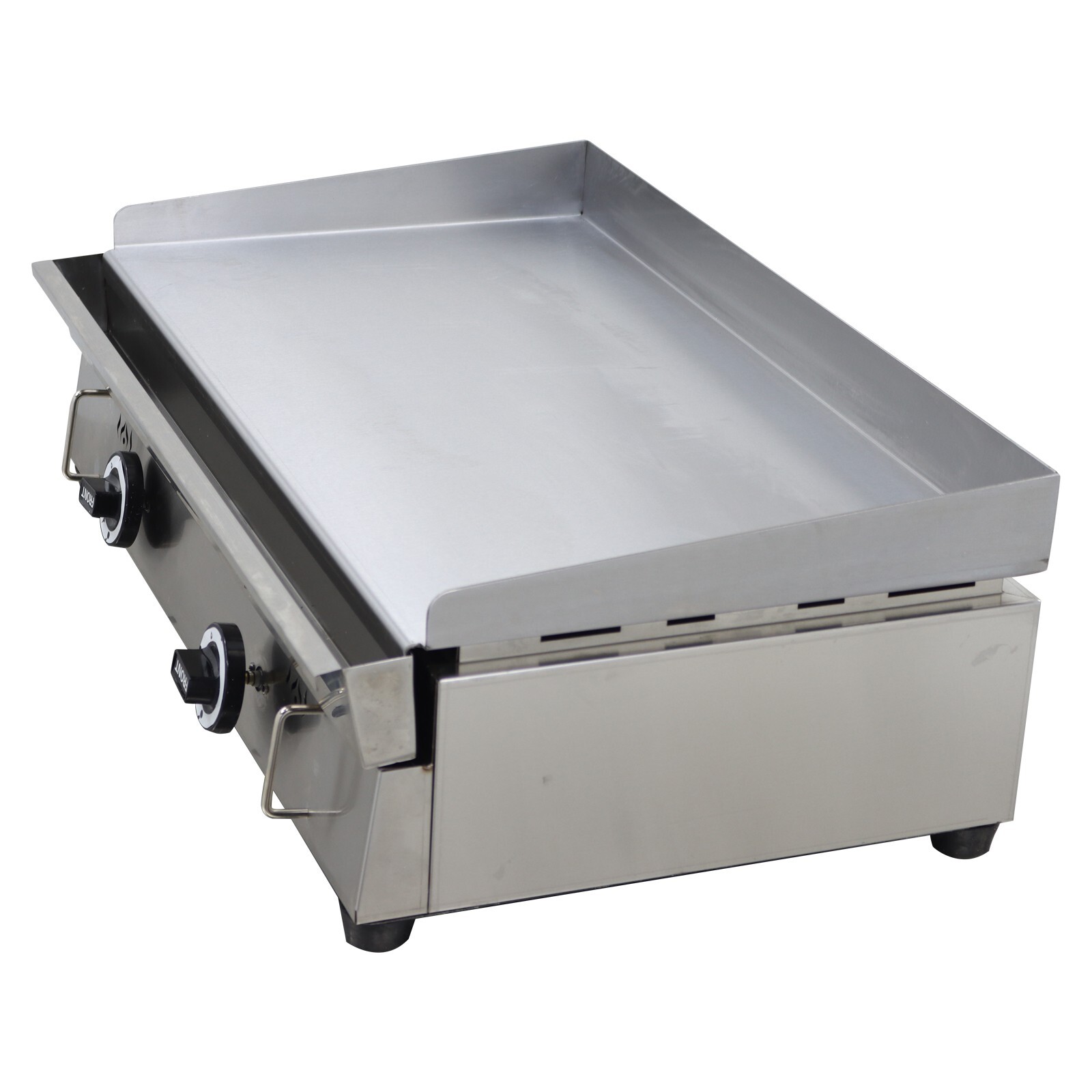 Commercial Kitchen Countertop Flat Griddle Grill Natural Gas Stainless Steel