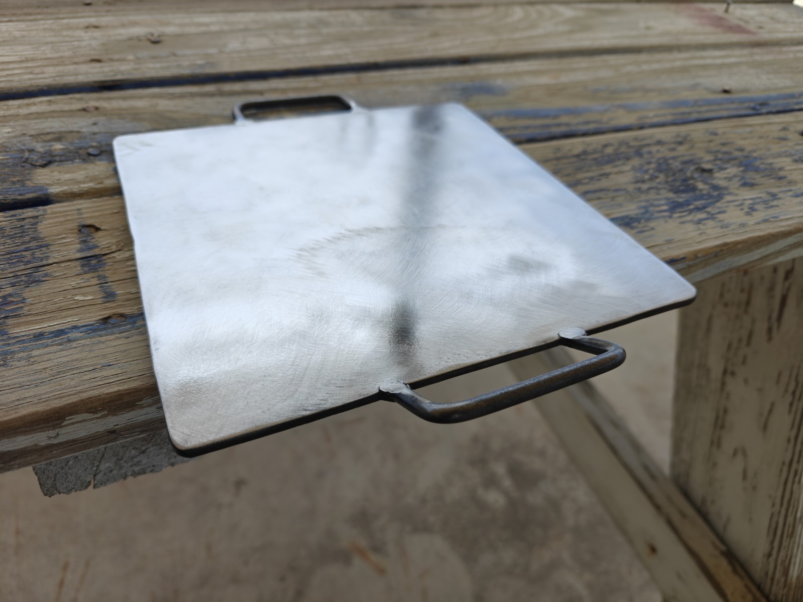 Heavy Duty Steel Comal – 8×8 Inch Tortilla Griddle, 3/16″ Plate