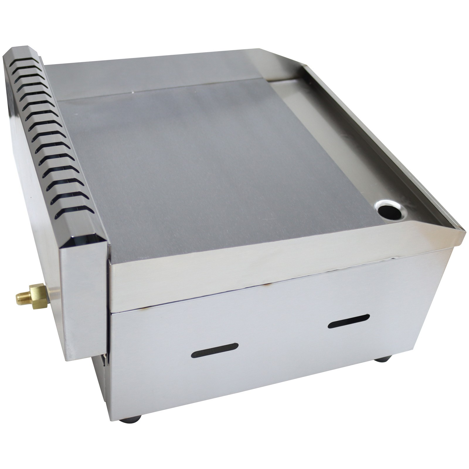 14.2*11.8 inch Stainless Steel Countertop Flat Griddle LP Gas 2800PA