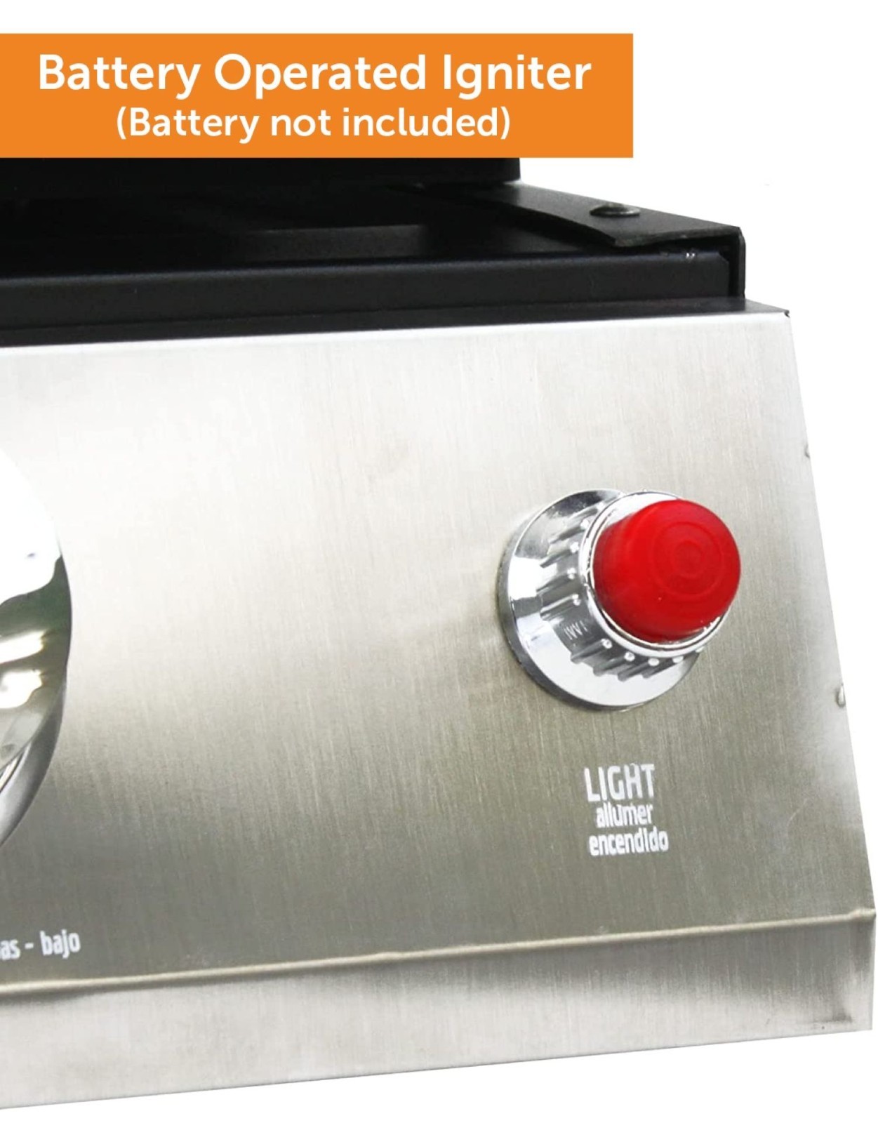 22 inch 2-Burner Propane Tabletop Griddle, Heavy Duty Flat Top Cast Iron