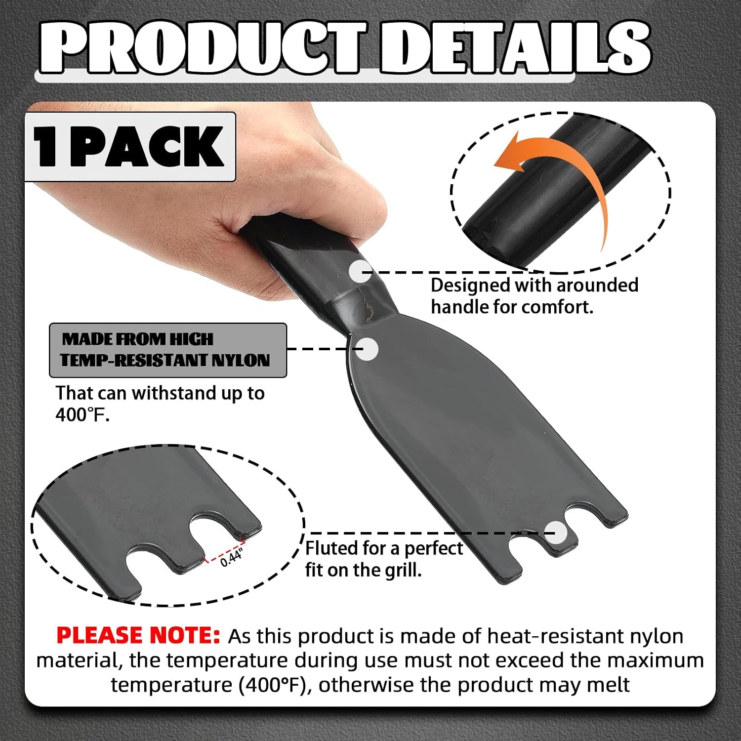 Grill Scraper Compatible with George Foreman Indoor Grills | Cleaning Grill