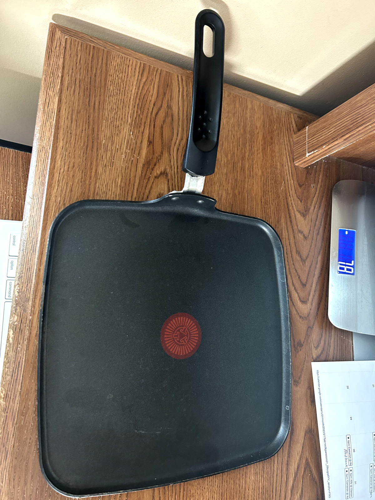 T-fal Easy Care Nonstick Griddle 10.5 in Thermo-spot Technology DISHWASHER SAFE